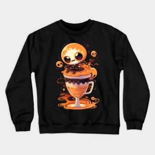 Fancy Spooky Pumpkin Spice Latte Crewneck Sweatshirt